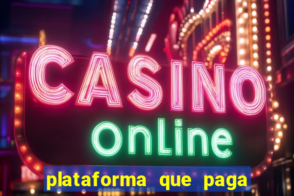 plataforma que paga no cadastro fortune tiger